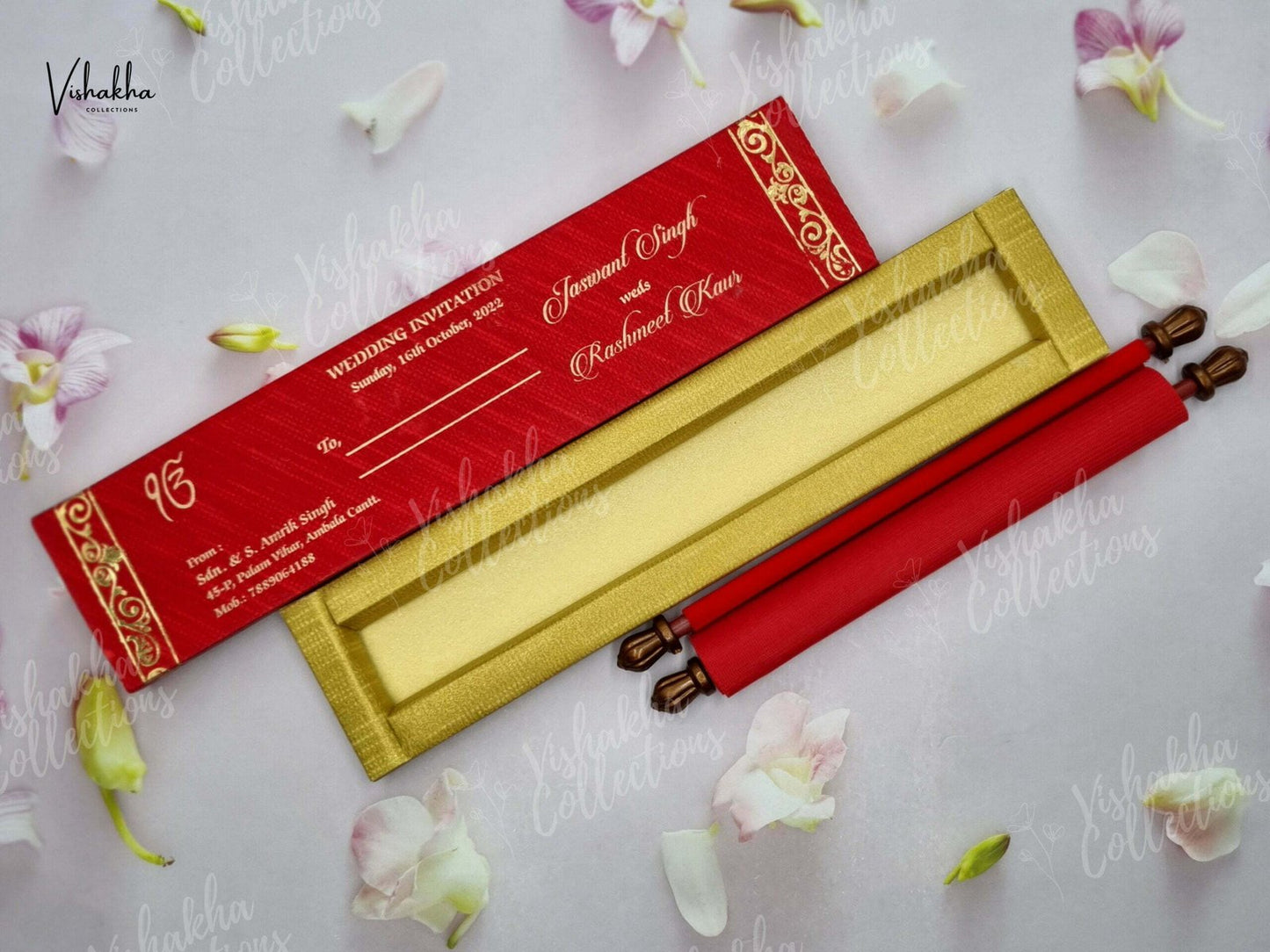 Designer Premium Customized Wedding Invitation Cards - FC-032