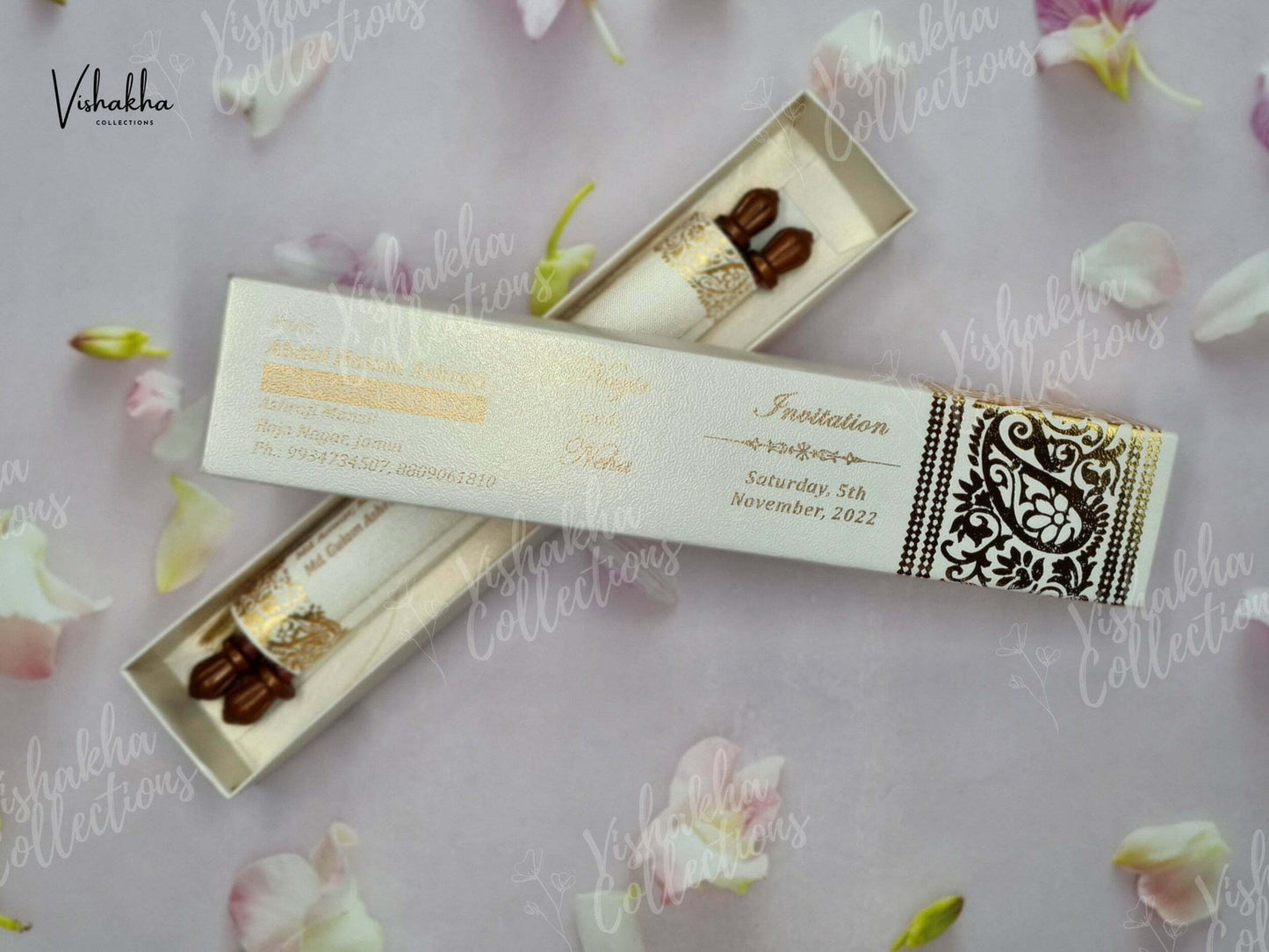 Designer Premium Customized Wedding Invitation Cards - FC-042