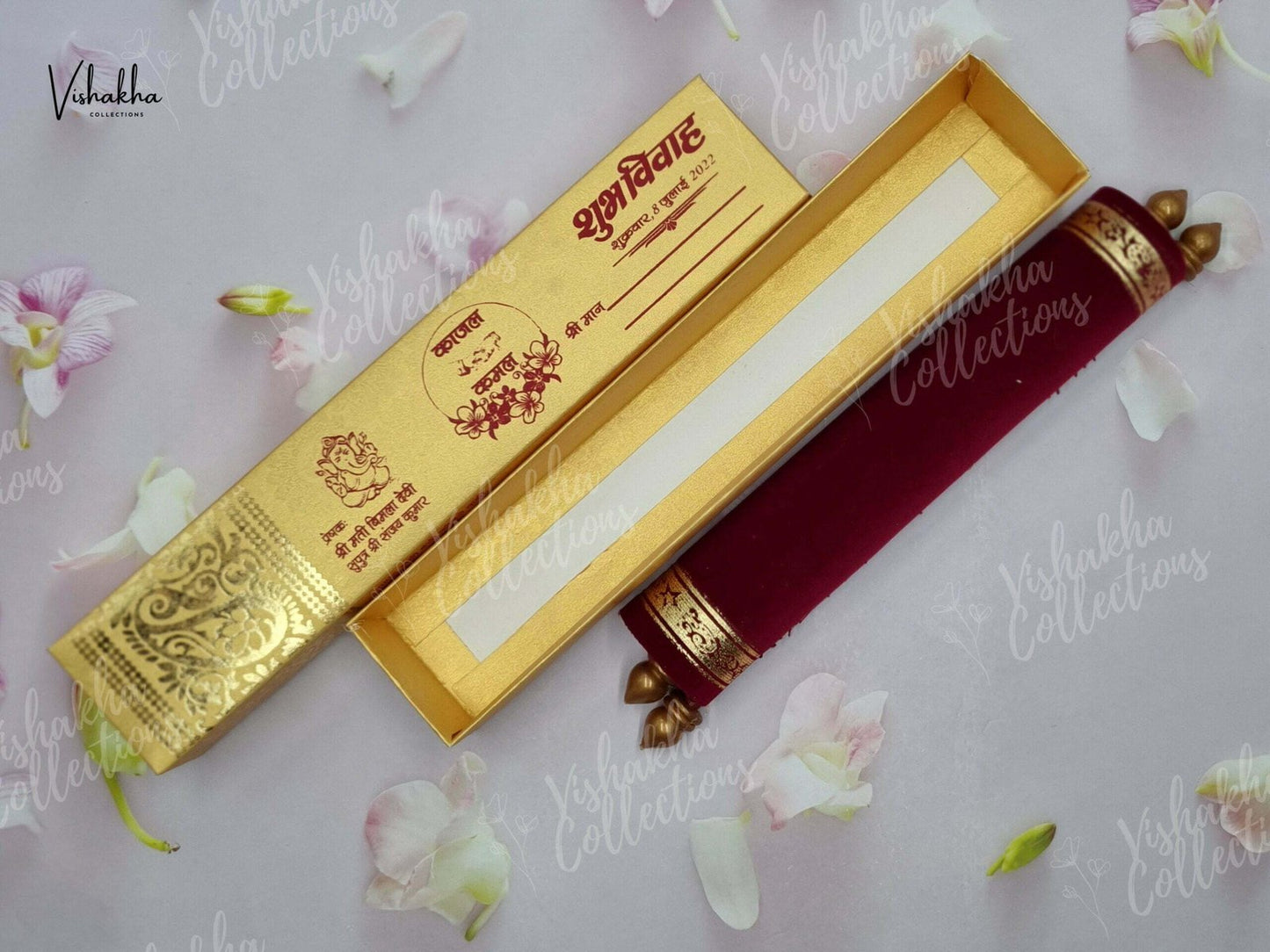 Designer Premium Customized Wedding Invitation Cards - FC-044