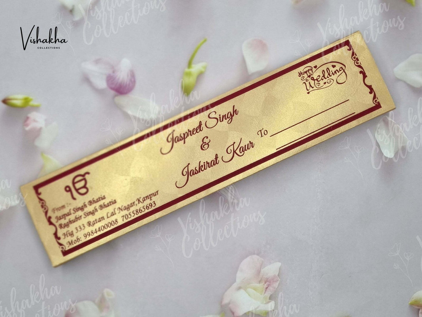 Designer Premium Customized Wedding Invitation Cards - FC-029