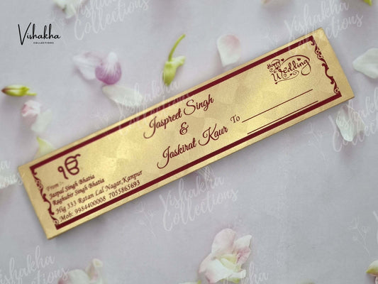 Designer Premium Customized Wedding Invitation Cards - FC-029