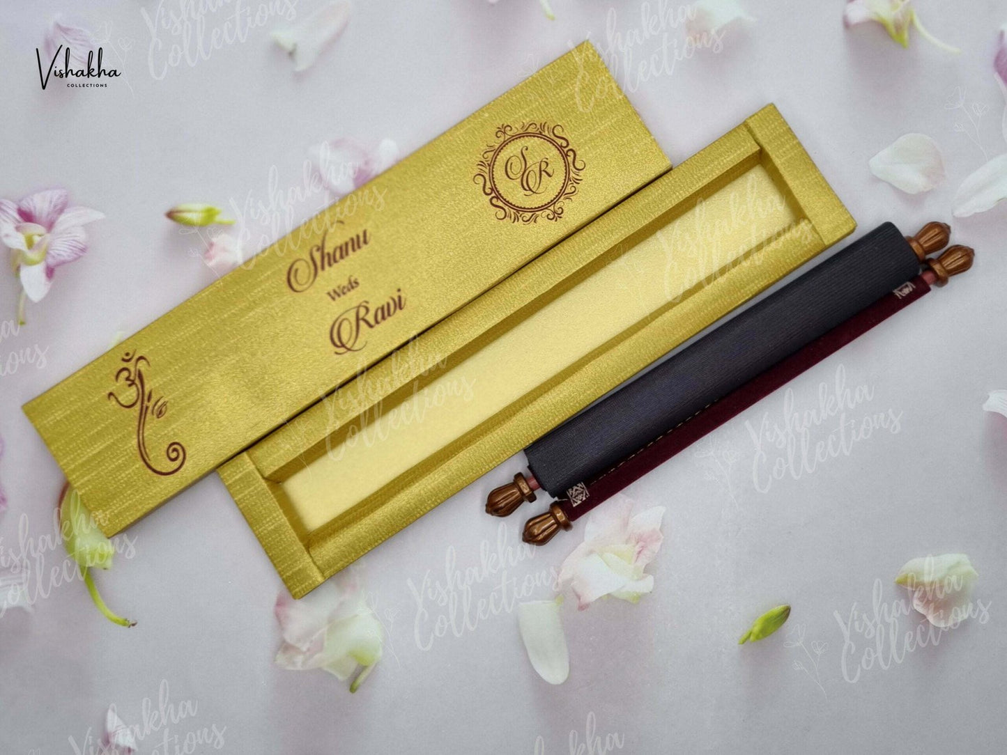 Designer Premium Customized Wedding Invitation Cards - FC-031