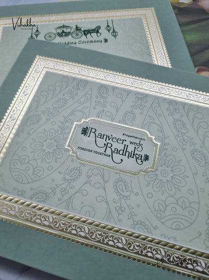 Hindu Muslim Christian Sikh Jain invitation Cards CR-573 – image 2