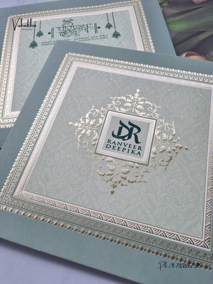 Hindu Muslim Christian Sikh Jain invitation Cards CR-576 – image 2