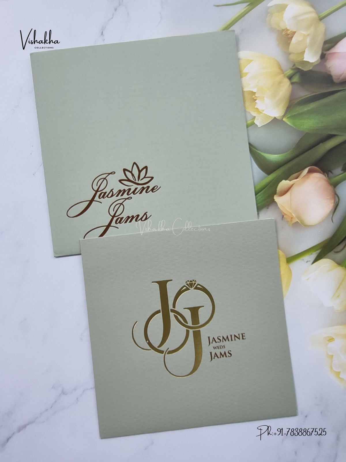 Hindu Muslim Christian Sikh Jain invitation Cards LN-986 – image 1