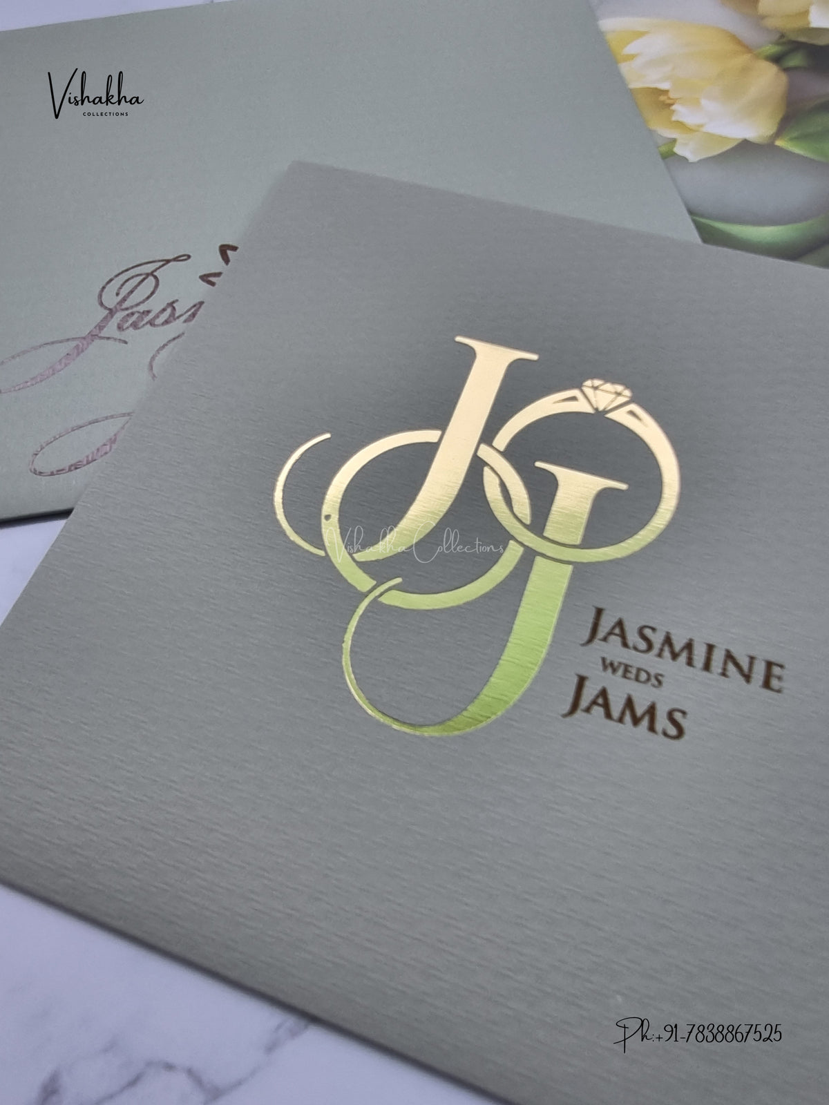Hindu Muslim Christian Sikh Jain invitation Cards LN-986 – image 2
