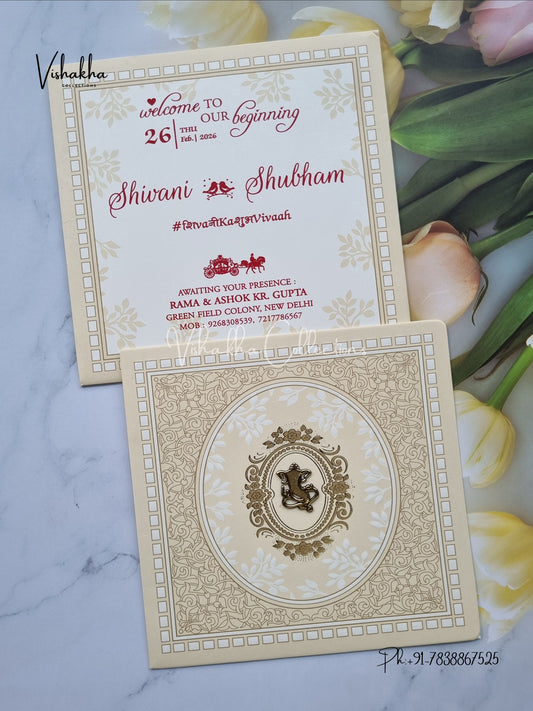 Hindu Muslim Christian Sikh invitation Cards ATS-1702