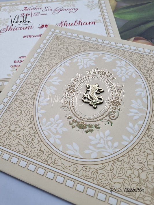 Hindu Muslim Christian Sikh invitation Cards ATS-1702