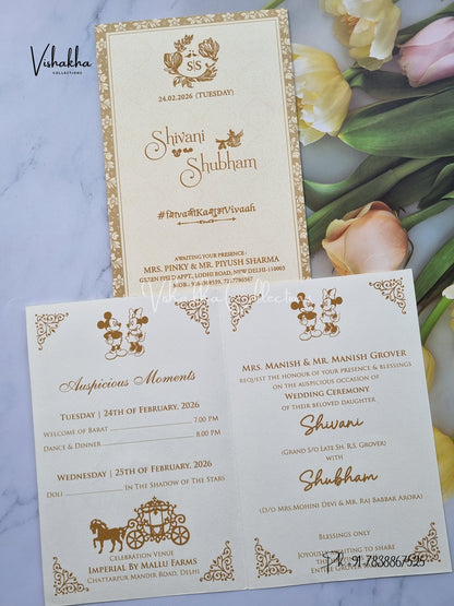 Hindu Muslim Christian Sikh invitation Cards ATS-1713