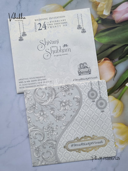 Hindu Muslim Christian Sikh invitation Cards ATS-1766