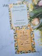 Flower Hindu Muslim Christian Sikh invitation Cards ATS-4203