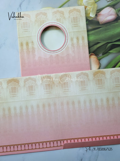 Semi Box Dulah Dulhan Hindu Sikh invitation Cards ATS-5205