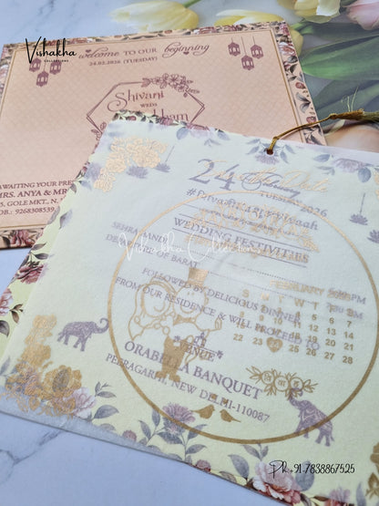 Hindu Muslim Christian Sikh invitation Cards ATS-9153