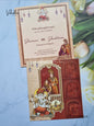 Ganesh Ji Dulah Dulhan Hindu Sikh invitation Cards ATS-9212