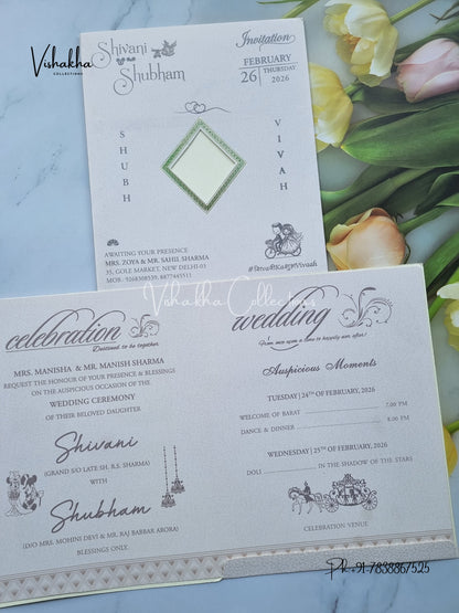 Hindu Muslim Christian Sikh invitation Cards ATS-9266