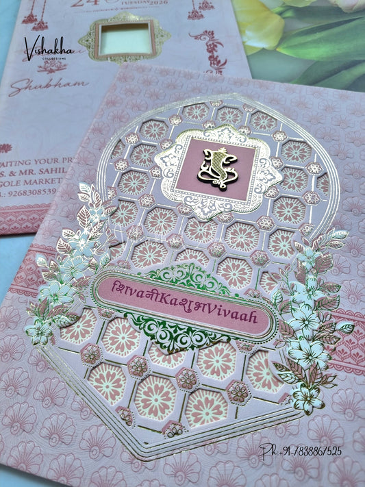Hindu Muslim Christian Sikh invitation Cards ATS-9270