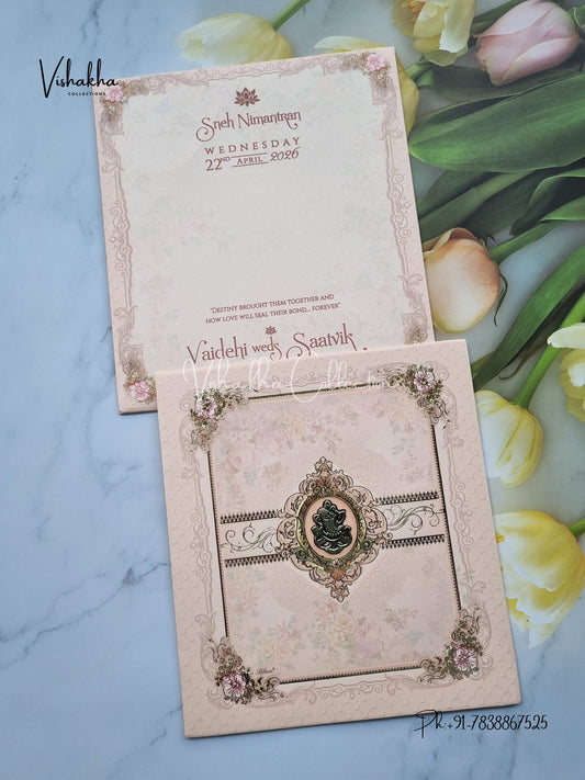 Hindu Muslim Christian Sikh invitation Cards CR-7008