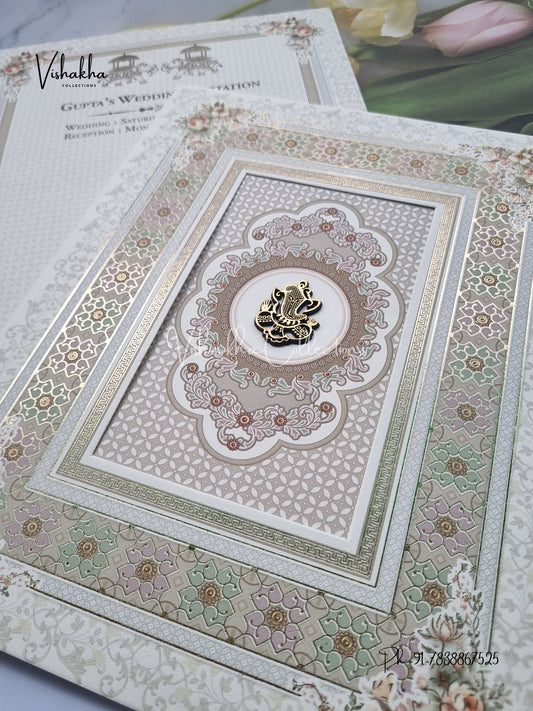 Hindu Muslim Christian Sikh invitation Cards CR-7029