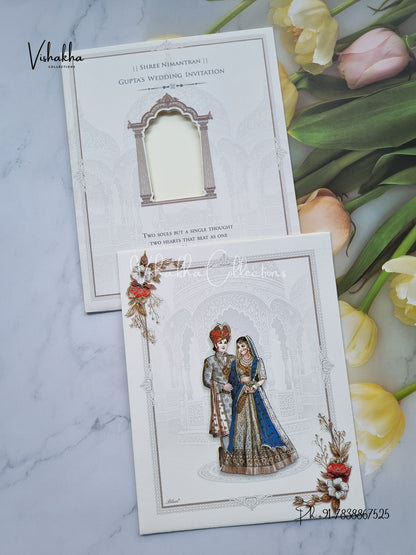 Dulah Dulhan Hindu Sikh invitation Cards CR-7042