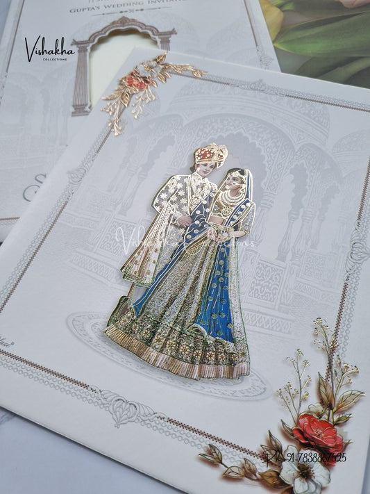 Dulah Dulhan Hindu Sikh invitation Cards CR-7042