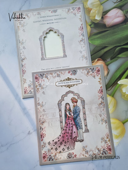 Dulah Dulhan Hindu Sikh invitation Cards CR-7044