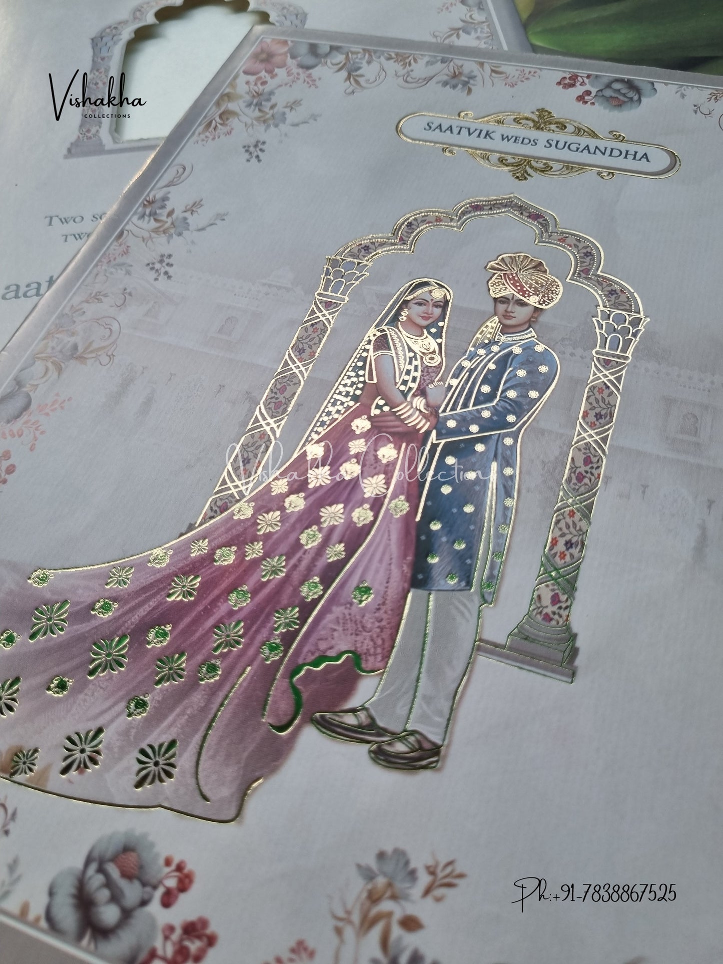 Dulah Dulhan Hindu Sikh invitation Cards CR-7044