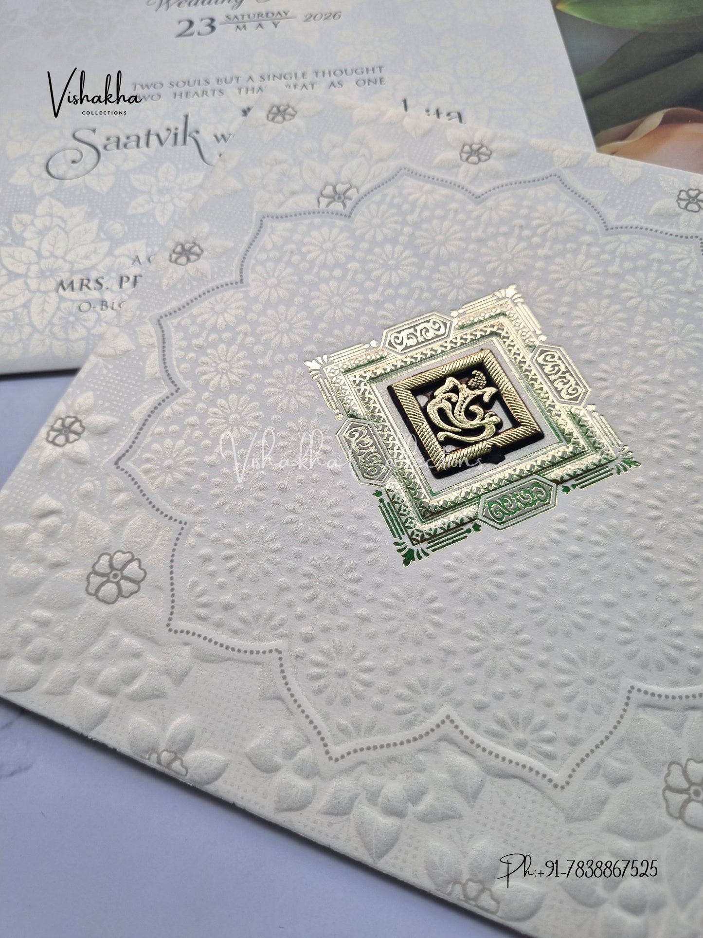 Hindu Muslim Christian Sikh invitation Cards CR-707