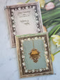 Flower Hindu Muslim Christian Sikh Padded invitation Cards CR-7092