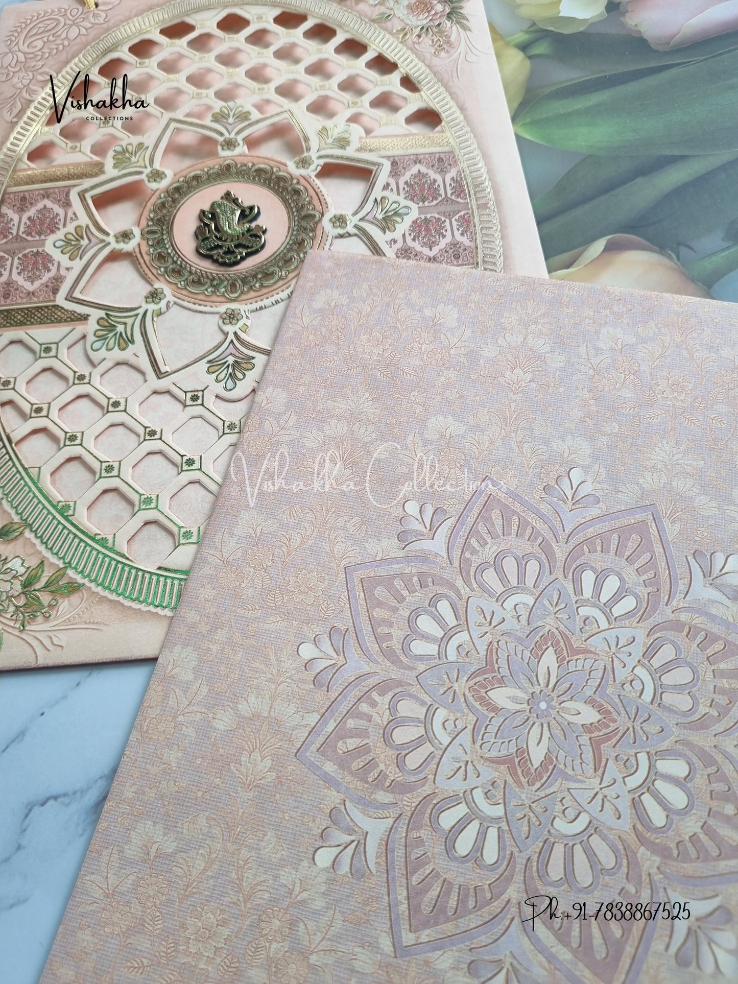 Ganesh Ji Hindu Sikh Carry Bag invitation Cards CR-8018