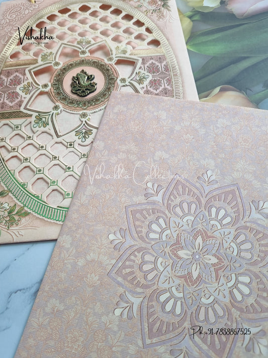 Ganesh Ji Hindu Sikh Carry Bag invitation Cards CR-8018