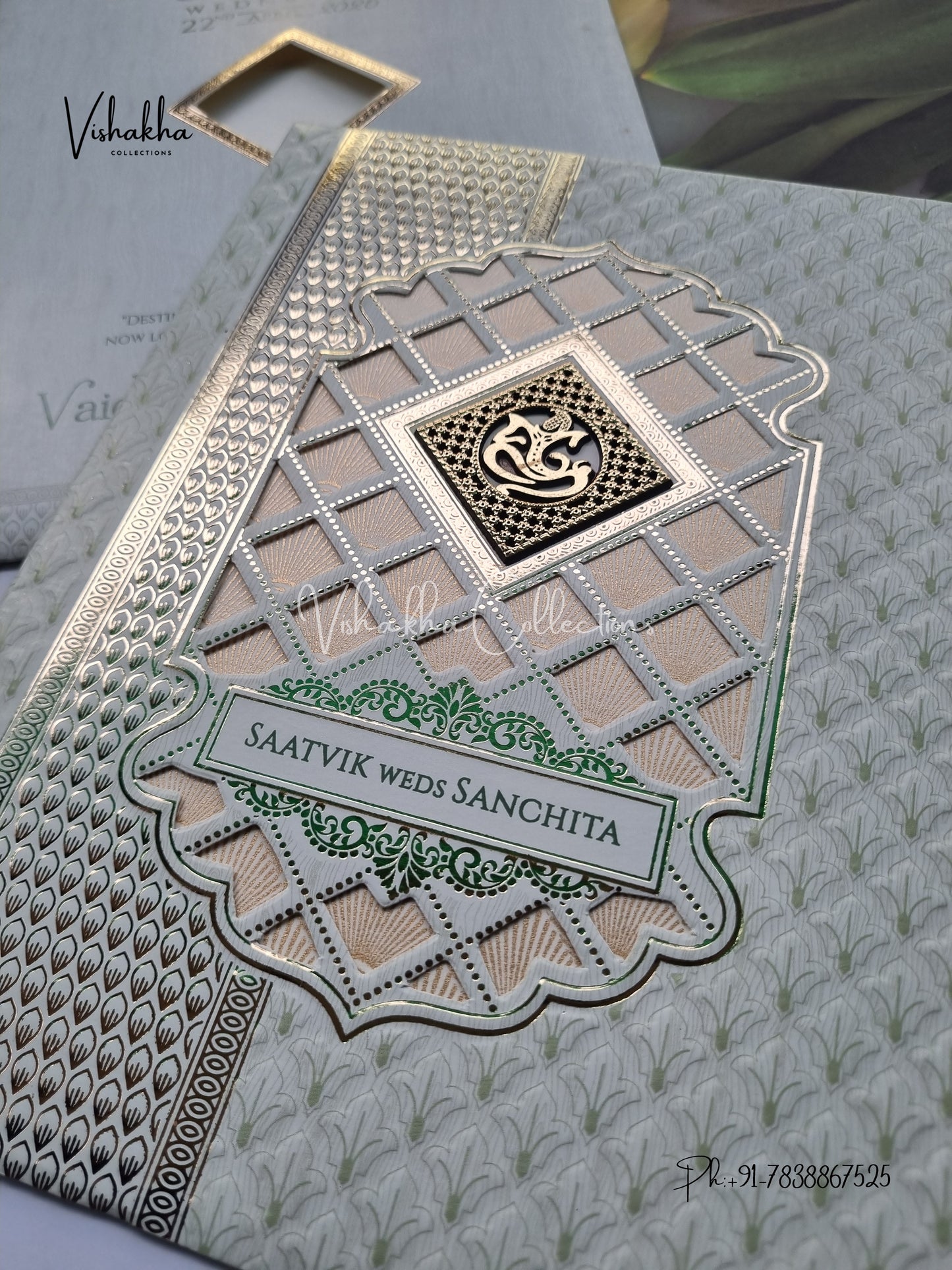 Hindu Muslim Christian Sikh invitation Cards CR-8061