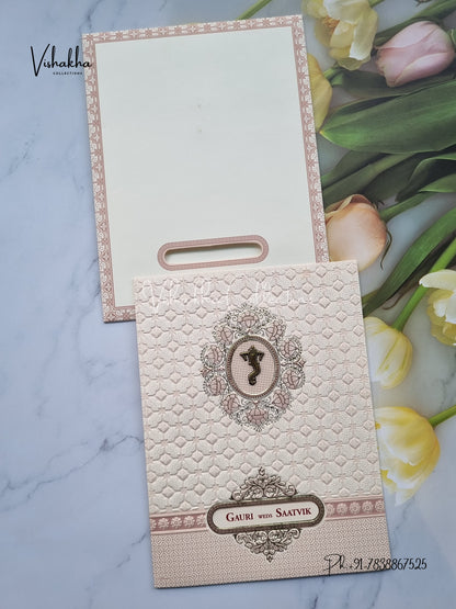 Hindu Muslim Christian Sikh invitation Cards CR-8068P