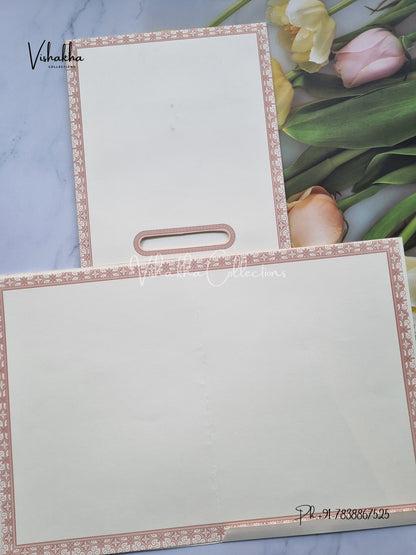 Hindu Muslim Christian Sikh invitation Cards CR-8068P