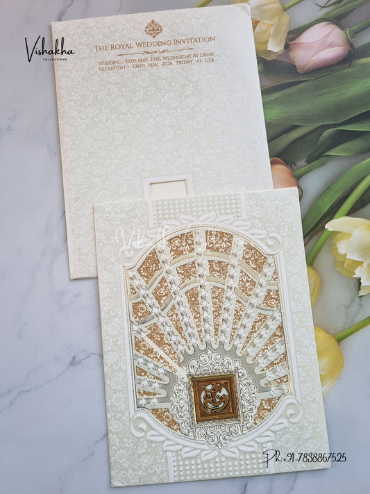 Ganesh Ji Hindu Sikh invitation Cards CR-8073