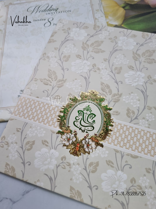 Hindu Muslim Christian Sikh invitation Cards EJ-5064