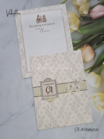 Hindu Muslim Christian Sikh invitation Cards EJ-5066