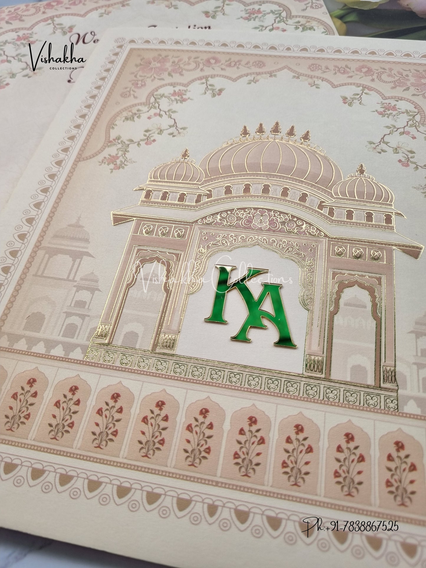 Hindu Muslim Christian Sikh invitation Cards EJ-5100