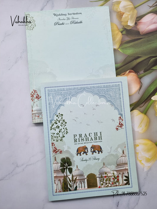 Hindu Sikh invitation Cards EJ-5163