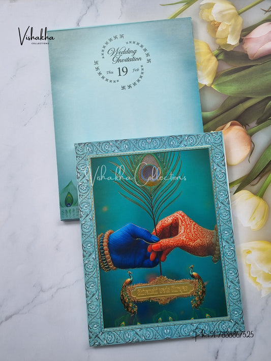Hindu invitation Cards EJ-5164