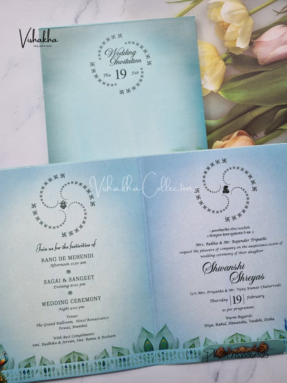 Hindu invitation Cards EJ-5164