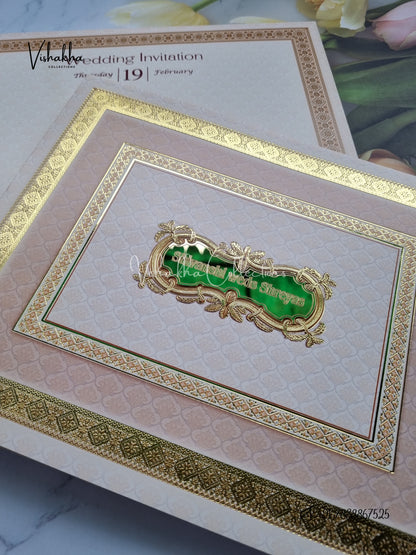 Hindu Muslim Christian Sikh invitation Cards EJ-5179