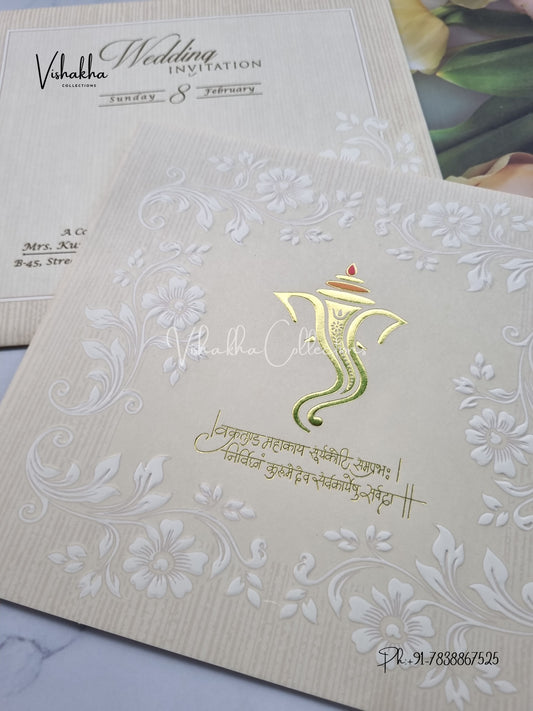 Ganesh Ji Hindu invitation Cards EJ-5219