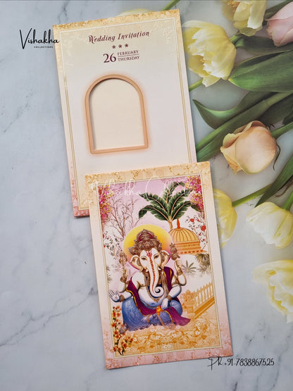 Ganesh Ji Hindu invitation Cards EJ-5249