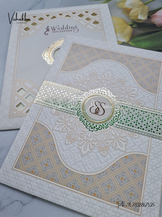 Hindu Muslim Christian Sikh invitation Cards EJ-5292