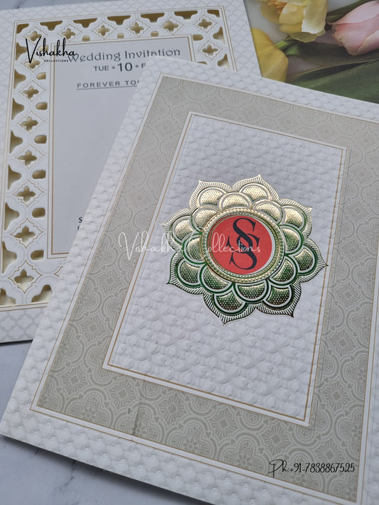 Hindu Muslim Christian Sikh invitation Cards EJ-5293