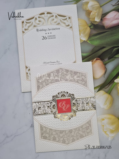 Hindu Muslim Christian Sikh invitation Cards EJ-5294