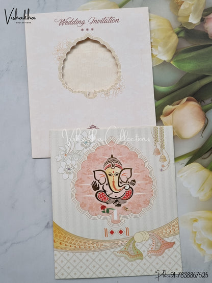 Ganesh Ji Hindu invitation Cards EJ-5296