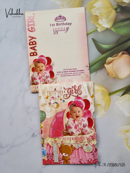 Birthday Cards Mundan cards Baby Announcement Cards Baby Shower invitation Cards EJ-5349