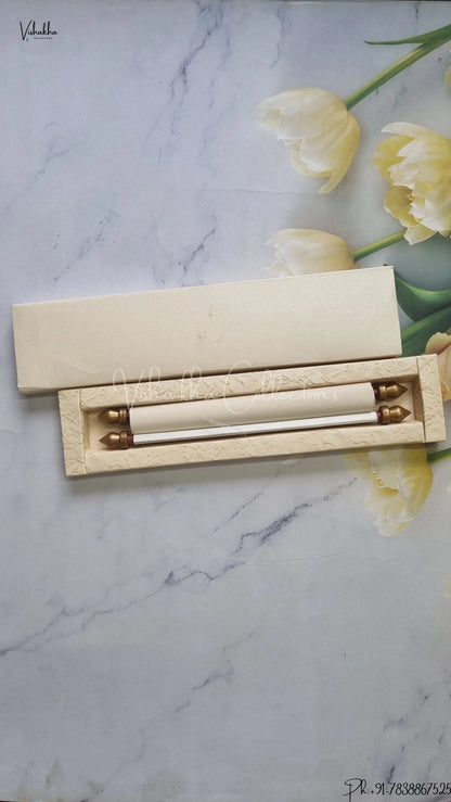 Hindu Muslim Christian Jain Sikh Scroll Farman Colored wedding invitation Cards FC-082