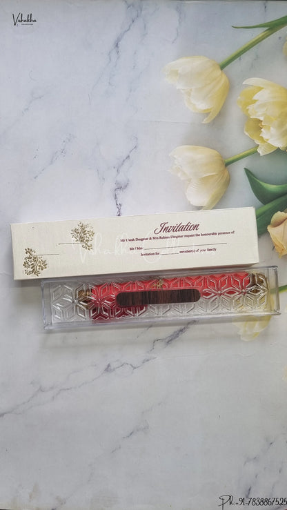 Hindu Muslim Christian Jain Sikh Scroll Farman Colored wedding invitation Cards FC-097